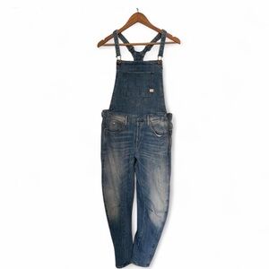 G-Star Blue Denim Overalls Size Small